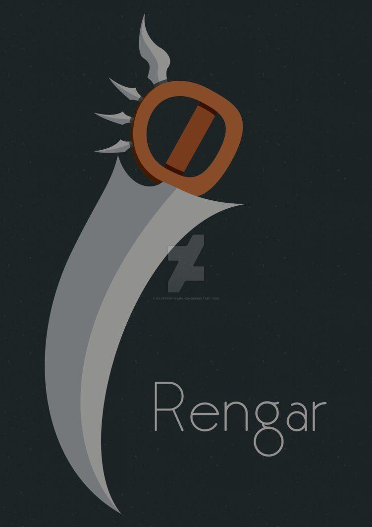 Rengar Logo - Simplistic Rengar Poster by SilversPropaganda on DeviantArt