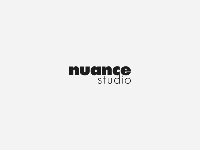 Nuance Logo - Nuance studio logo by Maria_Krusteva on Dribbble