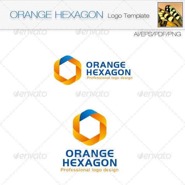 Orange Hexagon Logo - Advanced Logo Templates from GraphicRiver