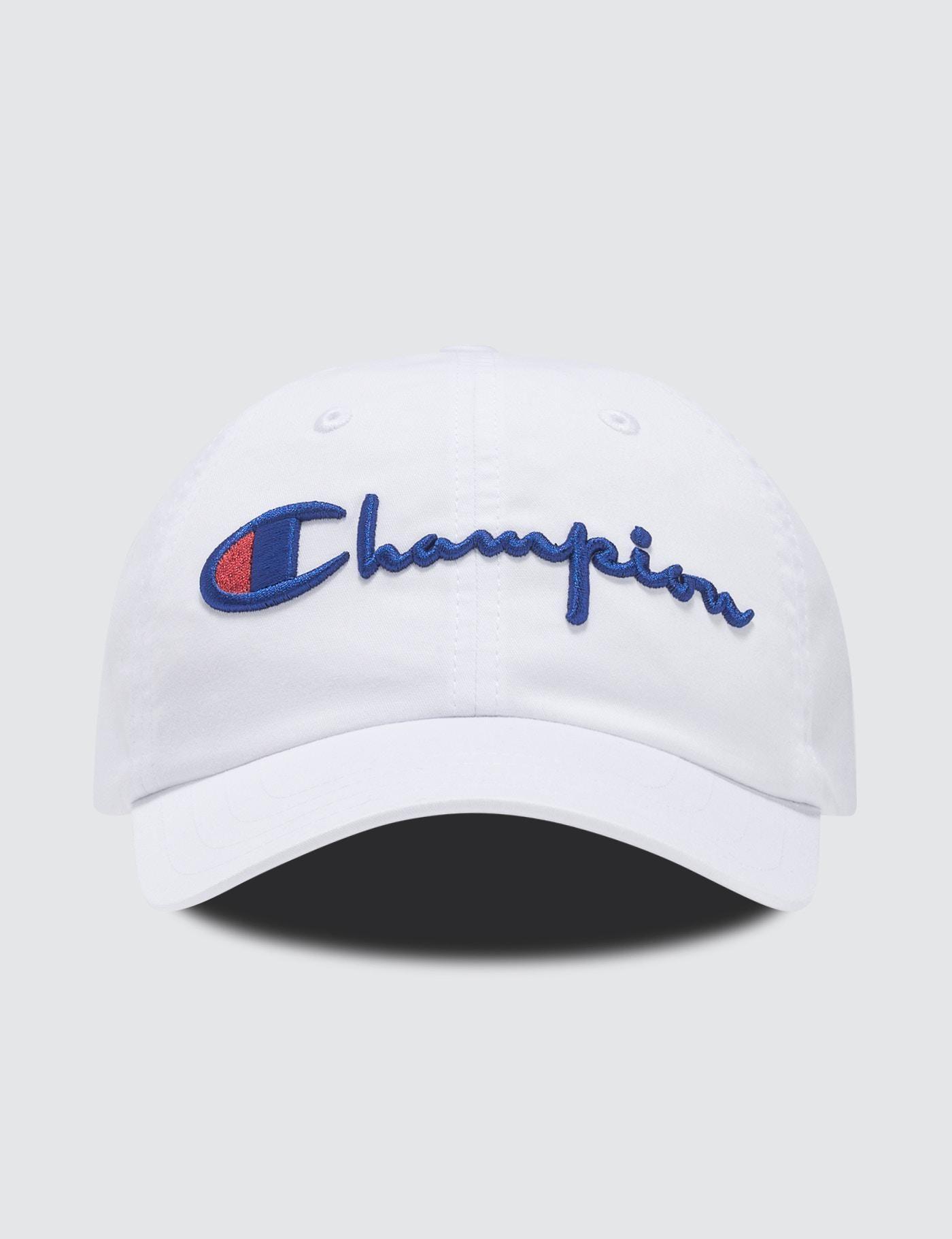 Scrip Logo - Champion Scrip Logo Sport Cap in White for Men - Lyst