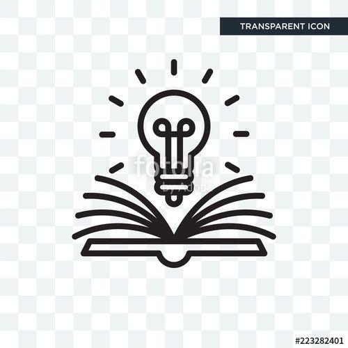 Knowledge Logo - Knowledge vector icon isolated on transparent background, Knowledge ...