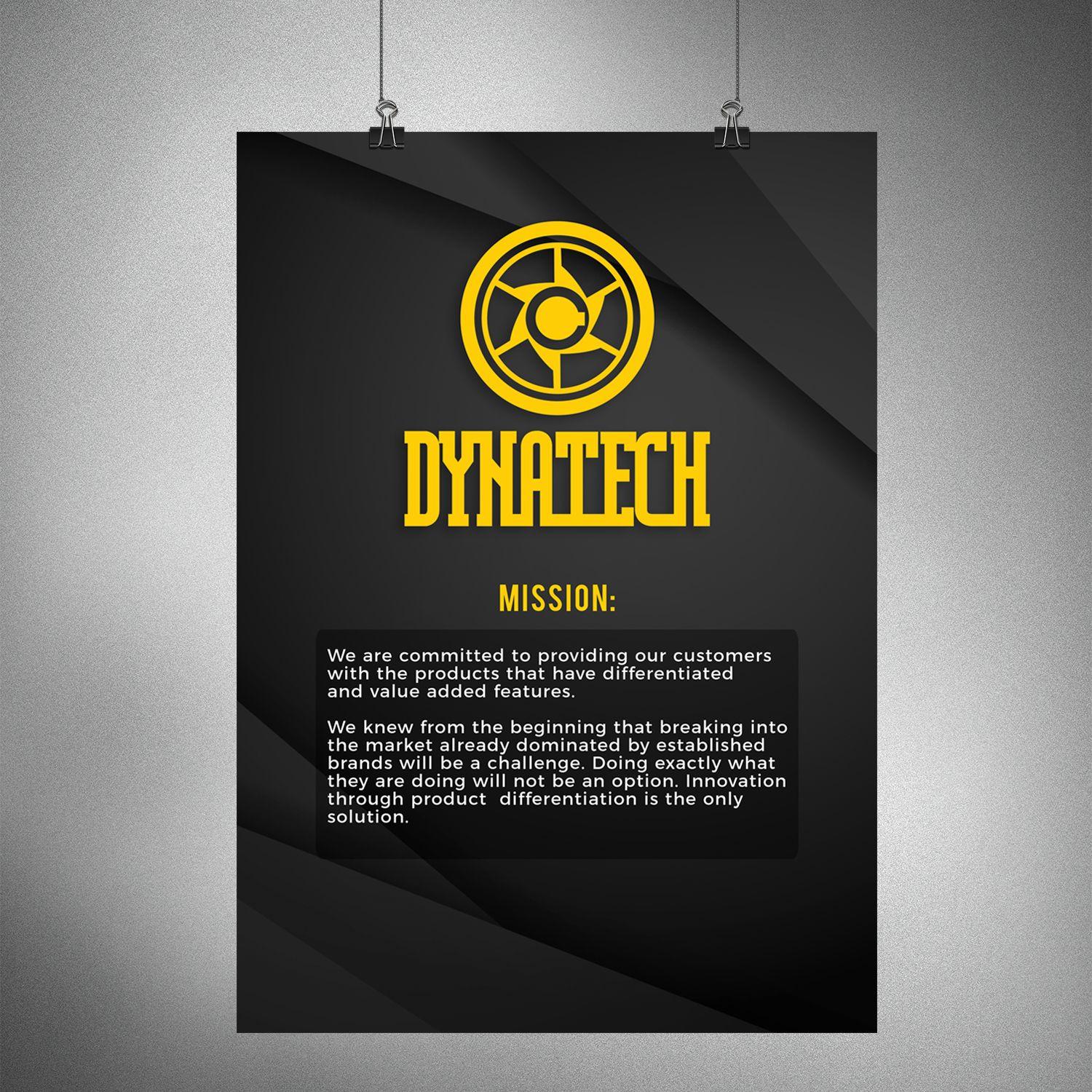 Dynatech Logo - Elegant, Professional, It Professional Poster Design for Dynatech