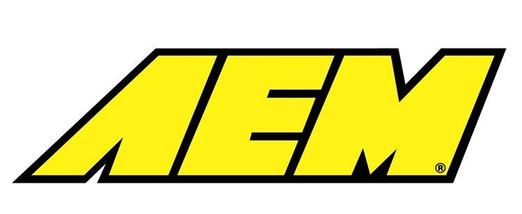 AEM Logo - AEM Induction AEM Decal Yellow