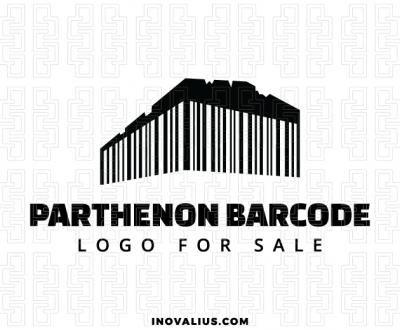 Barcode Logo - Parthenon Barcode Logo
