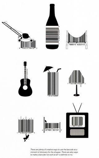 Barcode Logo - cool barcode designs from the book Design Matters: An Essential