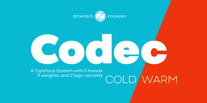 Cold Logo - Codec. Webfont & Desktop font