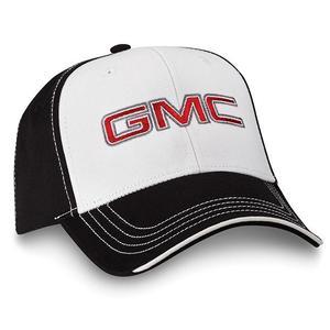 GMC Truck Logo - GMC Truck Logo Pro-Style Contrast Baseball Cap Black / White / Red ...