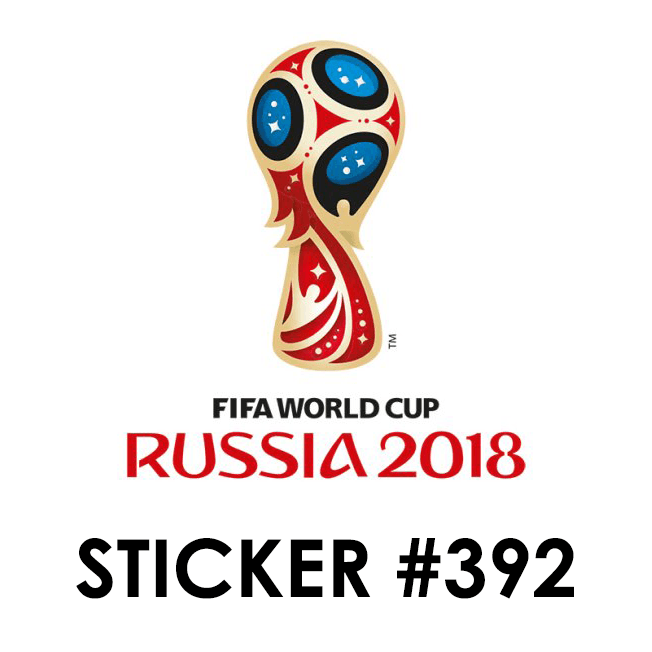 Costa Logo - 2018 PANINI WORLD CUP STICKERS – COSTA RICA LOGO STICKER (#392)