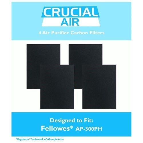 Fellowes Logo - 4 Fellowes Carbon Filters, Part # HF-300