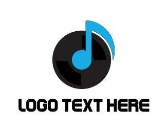 Record Logo - Musical Note Logos. Musical Note Logo Maker