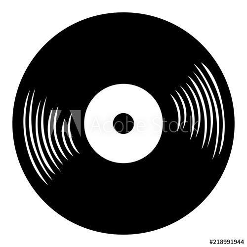 Record Logo - Vinyl Record Music Logo Icon - Buy this stock vector and explore ...