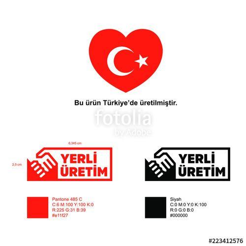 Turkey Logo - Yerli Üretim Logo Türkiye'de üretilmiştir Türk Malı Made in Turkey