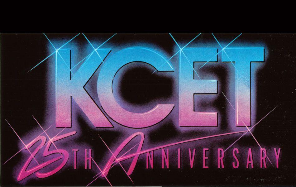 KCET Logo - September 1989 Celebrates 25th Anniversary