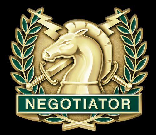 Negotiator Logo - Law Enforcement Negotiator Pin