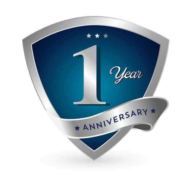 1st Logo - 1st Anniversary Badge Logo Icon, Anniversary, 1 Anniversary, Badge ...