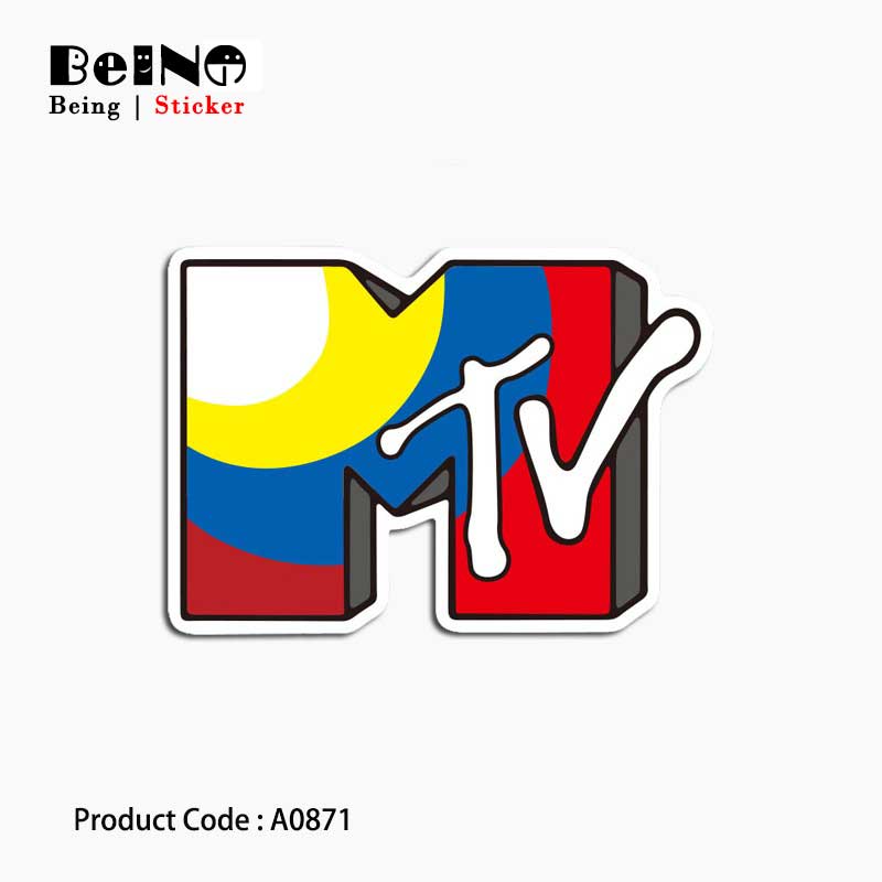 Waterproof Logo - US $0.02 |MTV Music Television Video Logo Sticker Sign Waterproof Suitcase  Laptop Guitar Luggage Skateboard Toy Lovely A0871 Stickers QY31-in Stickers  ...