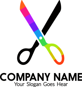 Scissors Logo - Magic scissors company Logo Vector (.AI) Free Download