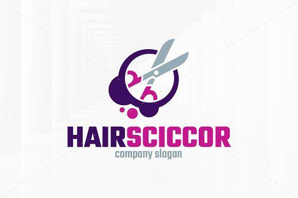 Scissors Logo - Hair Scissors Logo Template