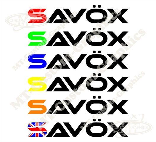 Savox Logo - The-MT-Shop - Graphics, Smoke-oil, Foamies & CNC Products