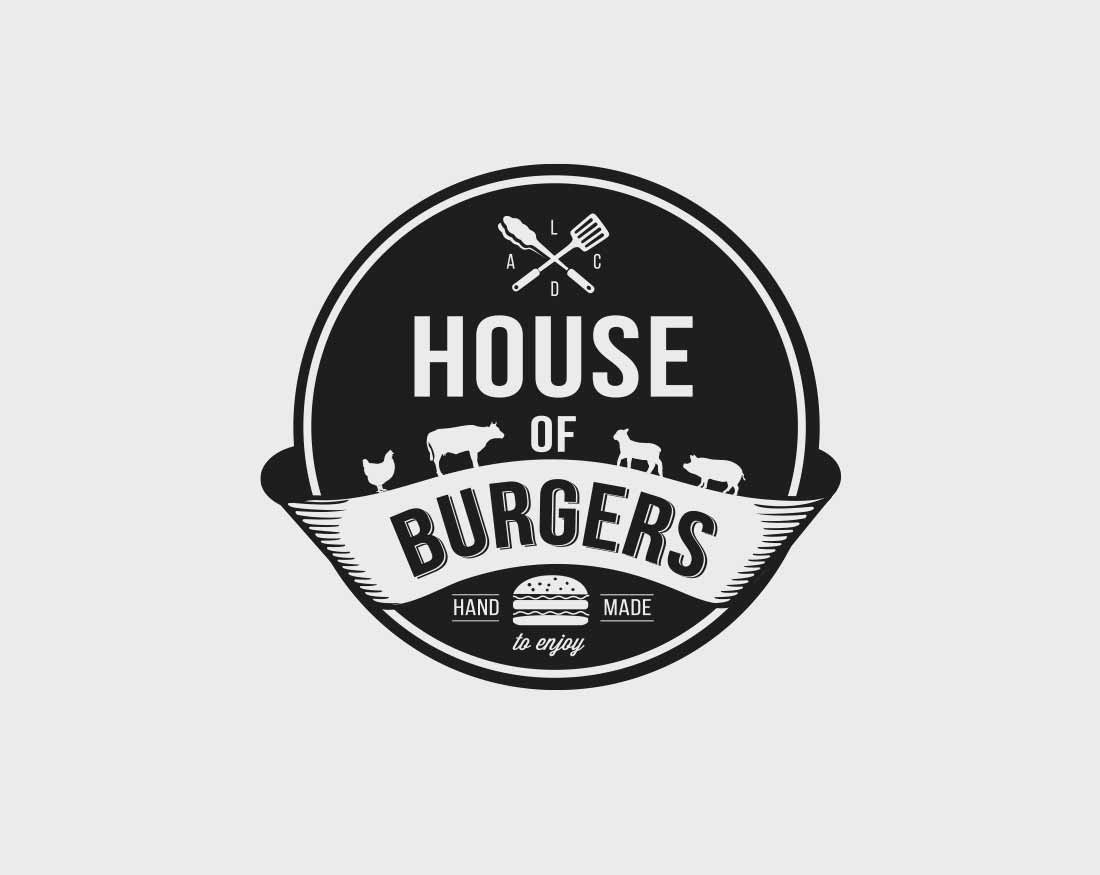Burgers Logo - Heng Design | House Of Burgers - Heng Design