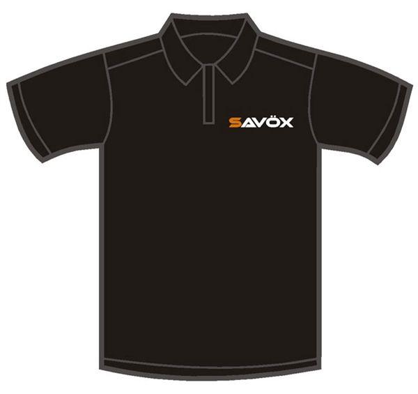 Savox Logo - Savox Large Collared Polo Shirt Left Chest Logo and 2 Color Logo in Back