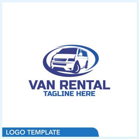 Rental Logo - Van Rental Logo Design Template | HQGraphics