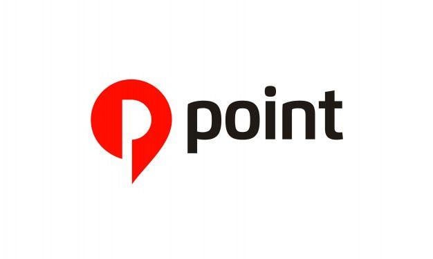 Point Logo - Initial p for point logo Vector