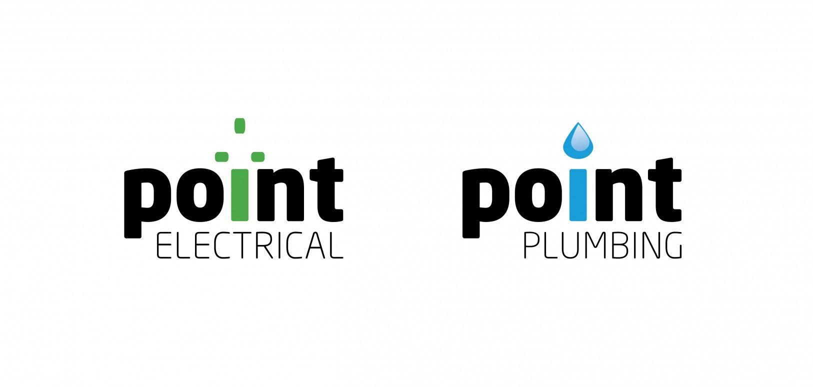 Point Logo - Point electrical and plumbing logos - Braes Design