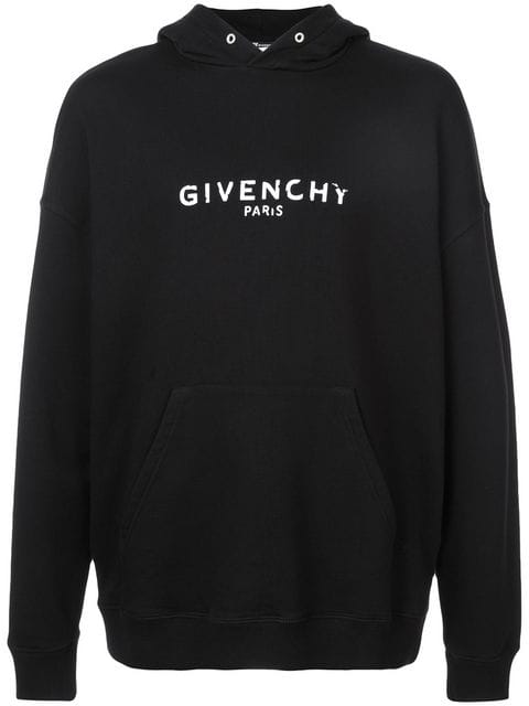 Sweater Logo - Givenchy Faded Logo Hoodie - Farfetch