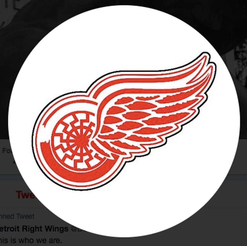 Nazi Logo - Why Neo-Nazis are Using the Detroit Red Wings Logo, Explained | Inverse