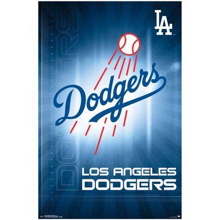 Dodgersd Logo - Los Angeles Dodgers Team Logo MLB Baseball Sports Poster 22x34