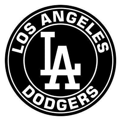 Dodgersd Logo - LOS ANGELES DODGERS Logo Wordmark Vinyl Sticker Decal Window Wall Car Truck  V2