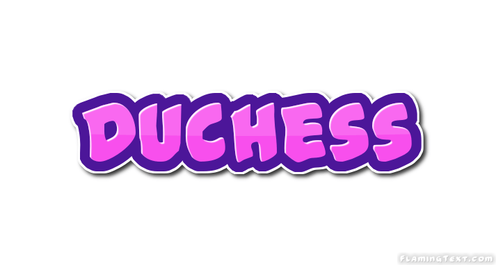 Duchess Logo - Duchess Logo | Free Name Design Tool from Flaming Text