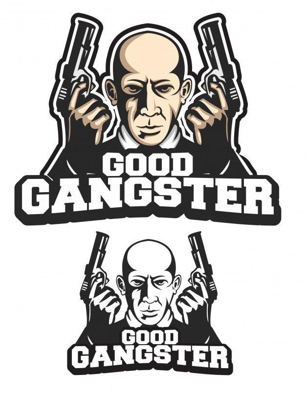 Gangster Logo - Good gangster logo mascot Vector