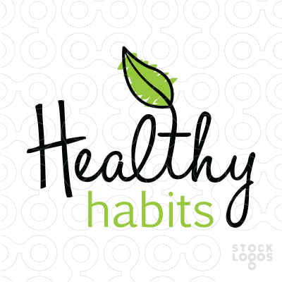 Healthy Logo - This logotype is simple and has green accents making the observer ...