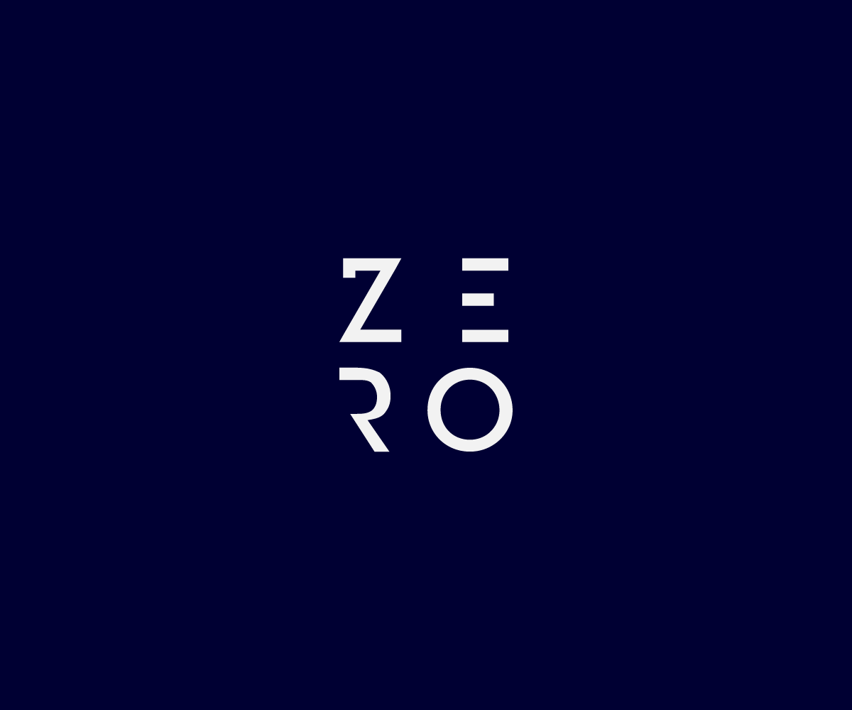Zero Logo - Modern, Bold, Business Logo Design for The letters ZERO. The girl