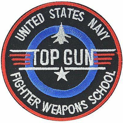 Cosplay Logo - Top Gun Iron On Patch Insignia Movie Film Cosplay Logo Costume Tom Cruise |  eBay