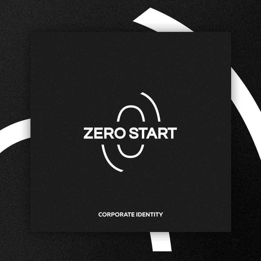 Zero Logo - Zero Start Logo Design - Pixel House ™