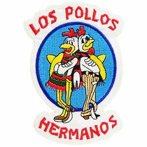 Cosplay Logo - Details about Los Pollos Hermanos Iron On Patch TV Cosplay Logo Costume  Breaking Bad Sew