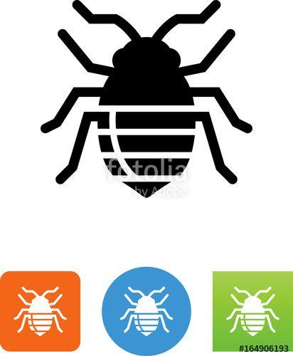 Insecticon Logo - Bed Bug Insect Icon Stock Image And Royalty Free
