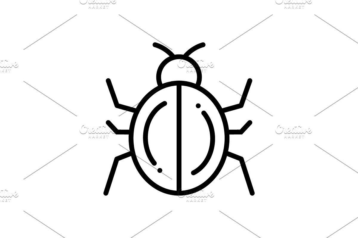 Insecticon Logo - Bug insect icon