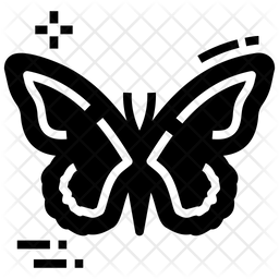Insecticon Logo - Butterfly Insect Icon