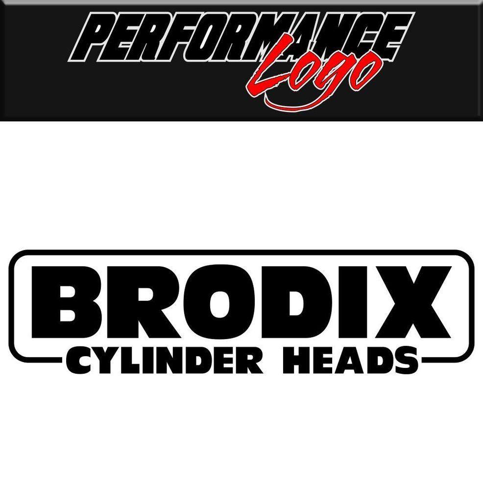 Brodix Logo - Brodix Cylinder Heads decal