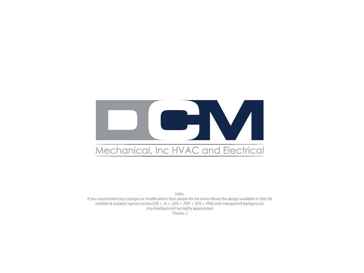 DCM Logo - Elegant, Playful Logo Design for DCM Mechanical, Inc HVAC and ...