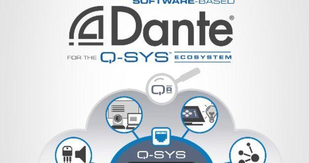 Qsys Logo - QSC introduces Software-based Dante for Q-SYS – Audio Media ...