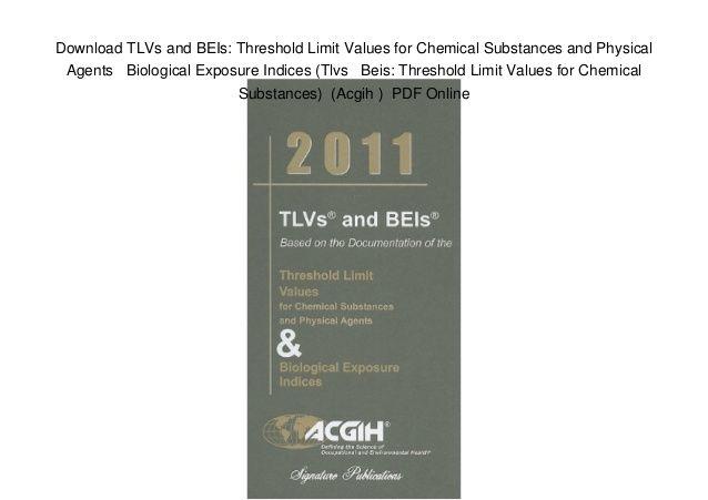 ACGIH Logo - Download TLVs and BEIs: Threshold Limit Values for Chemical Substance…