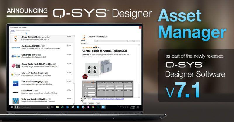 Qsys Logo - Open access to QSC control plugin library