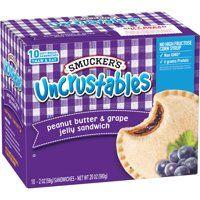 Uncrustables Logo - Smucker's Uncrustables Peanut Butter and Grape Jelly 10CT | Garden ...