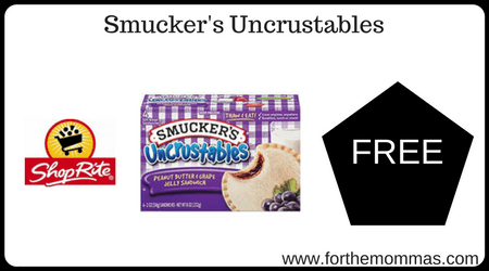 Uncrustables Logo - ShopRite: FREE Smucker's Uncrustables Products Starting 1/14! - FTM