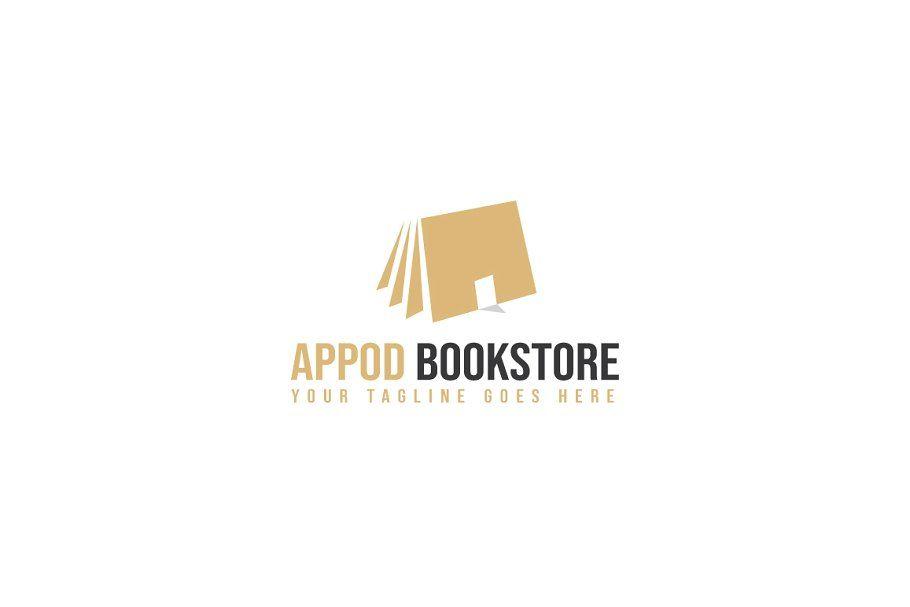 Bookstore Logo - Appod Bookstore Logo Template